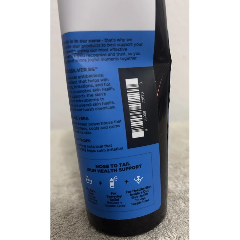 Pet Honesty Restore + Soothe Lavender Shampoo 12 oz Exp 08/26 FOR Dogs & Cats